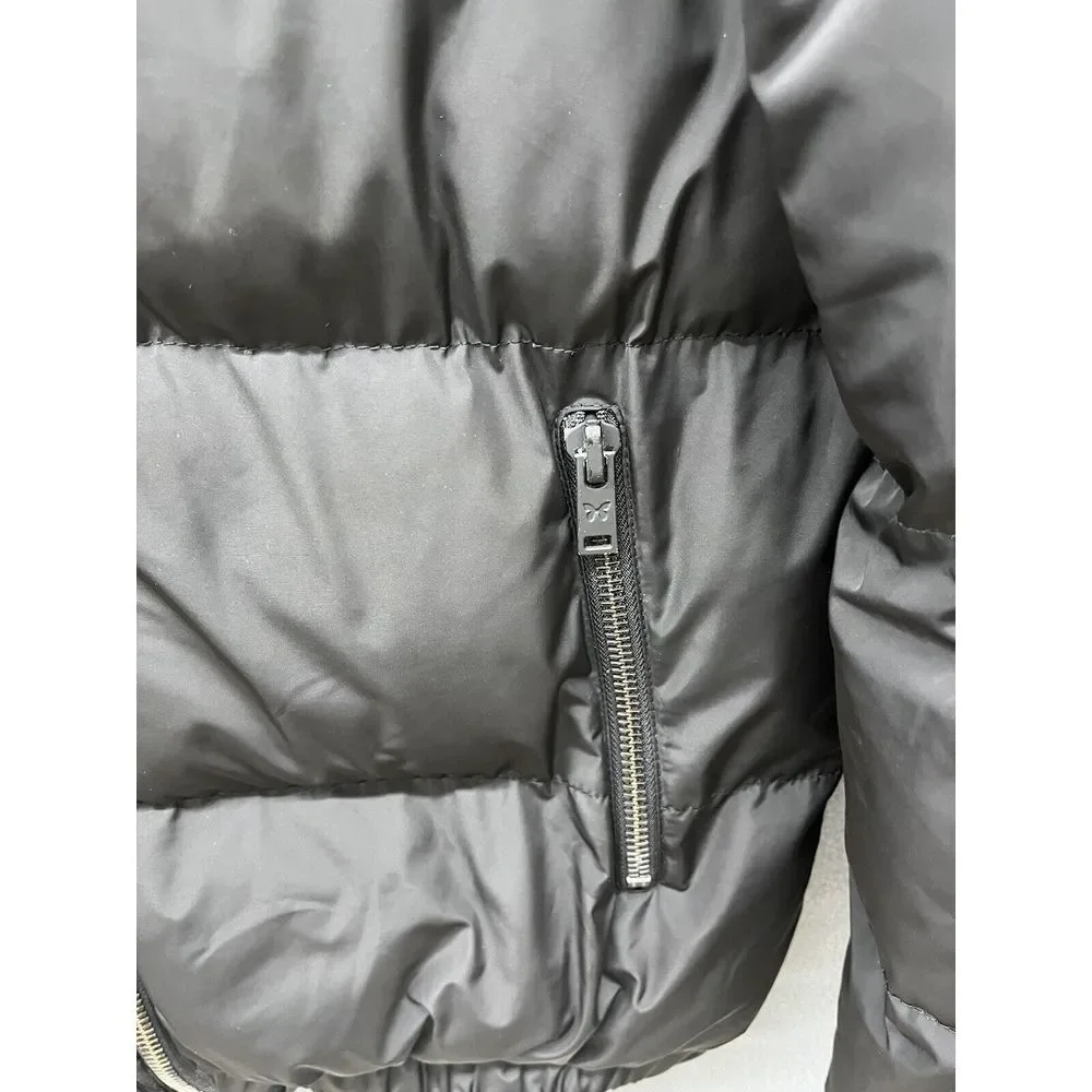 Good For Nothing Puffer Jacket Men 2XL Black United Kingdom Zip Pockets Outdoor‎
